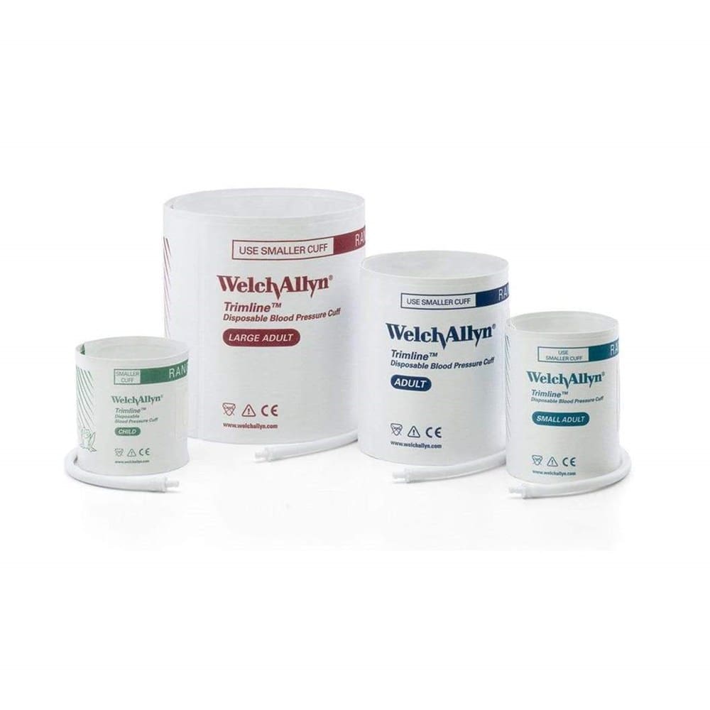 Welch Allyn Soft Disposable FlexiPort Cuff - No Tubes or Connectors (Box of 20)
