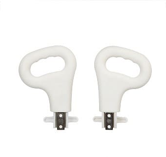 Rifton push handles pair for the HTS backrest and mobile base