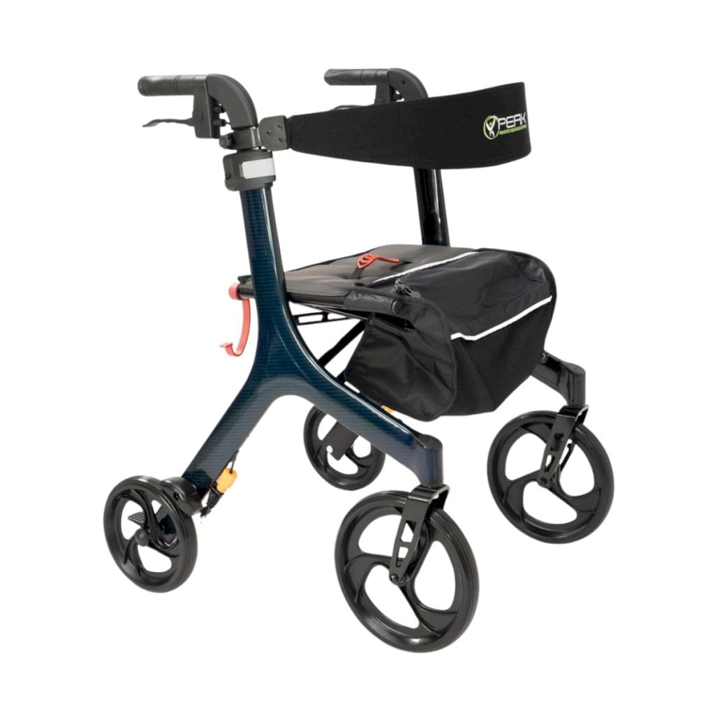Peak Care Ellipse SuperLite Carbon Fibre Rollator - Image 2