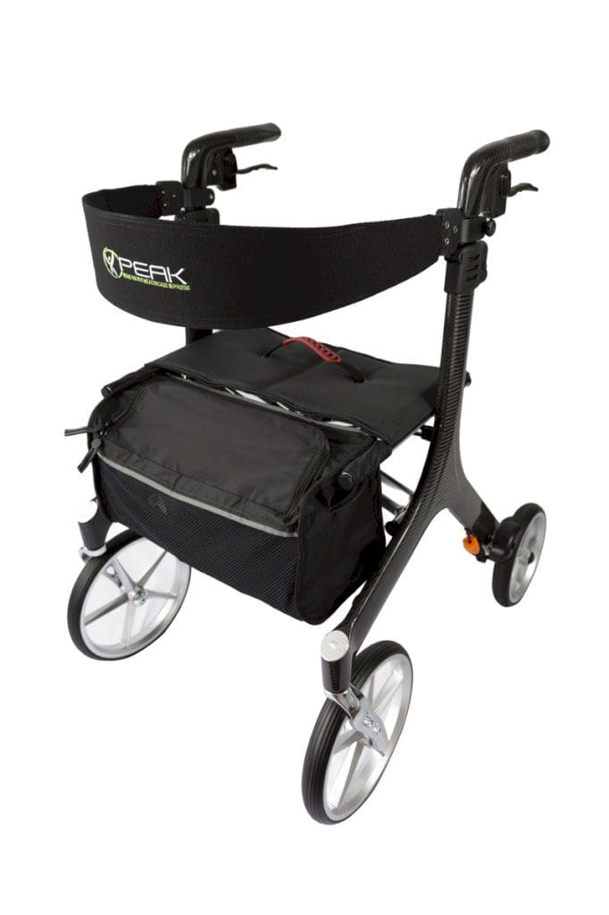 Peak Care Ellipse SuperLite Carbon Fibre Rollator - Image 3