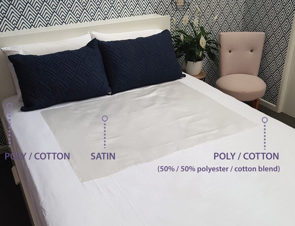 WonderSheet Plus Fitted Satin Panel Sheet