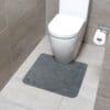 Conni Toilet Floor Mat 55 x 60 cm, Grey