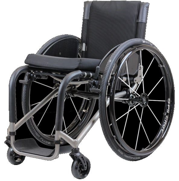 Melrose Hornet Rigid Frame Wheelchair, Titanium
